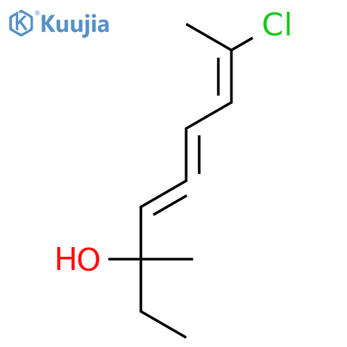 4,5,7-Nonatrien-3-ol, 8-chloro-3-methyl- structure