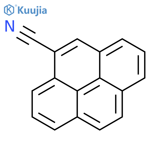 4-Pyrenecarbonitrile structure