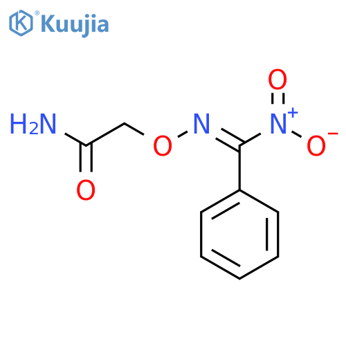 ACETAMIDE, 2-[[(NITROPHENYLMETHYLENE)AMINO]OXY]- structure