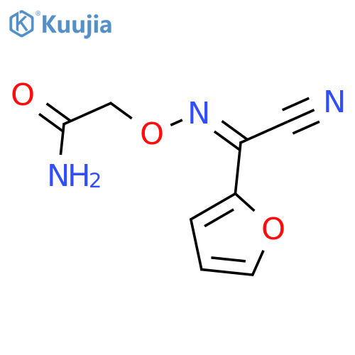 ACETAMIDE, 2-[[(CYANO-2-FURANYLMETHYLENE)AMINO]OXY]- structure