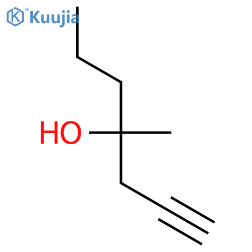 1-Heptyn-4-ol, 4-methyl- structure