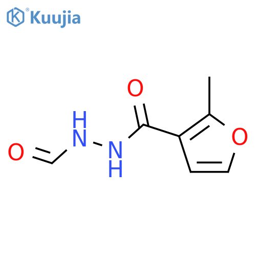 2-methyl-3-Furancarboxylic acid 2-formylhydrazide structure