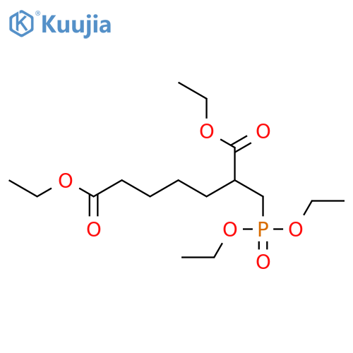HEPTANEDIOIC ACID, 2-[(DIETHOXYPHOSPHINYL)METHYL]-, DIETHYL ESTER structure
