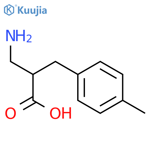 3-amino-2-(4-methylphenyl)methylpropanoic acid structure