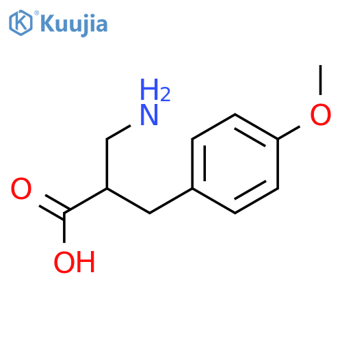2-Aminomethyl-3-(4-methoxyphenyl)propionic Acid structure