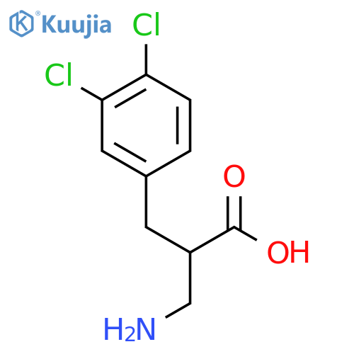 3-Amino-2-(3,4-dichlorobenzyl)propanoic acid structure
