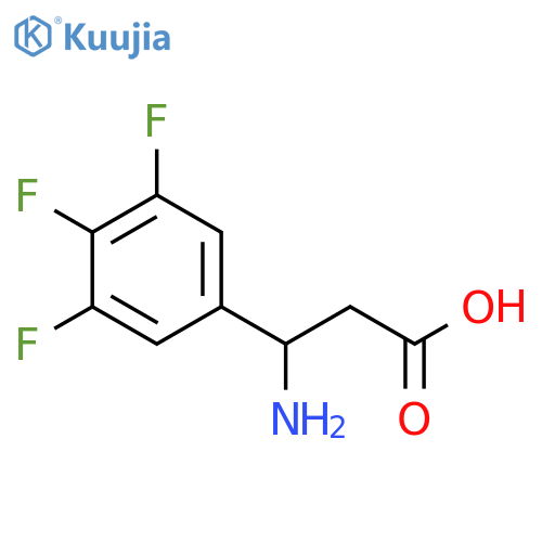 3-AMINO-3-(3,4,5-TRIFLUOROPHENYL)PROPANOIC ACID structure
