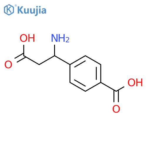 4-(1-amino-2-carboxyethyl)benzoic Acid structure
