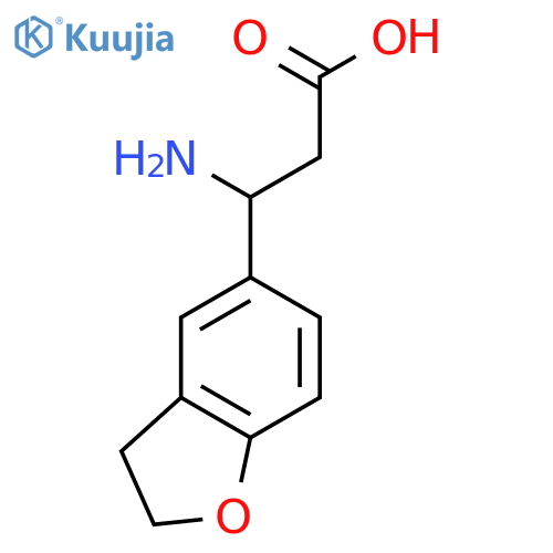 3-AMINO-3-(2,3-DIHYDRO-BENZOFURAN-5-YL)-PROPIONIC ACID structure
