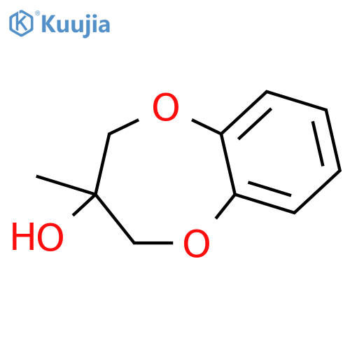 3-methyl-3,4-dihydro-2H-1,5-benzodioxepin-3-ol structure