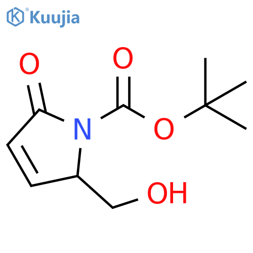 2,5-dihydro-2-(hydroxymethyl)-5-oxo-1H-Pyrrole-1-carboxylic acid 1,1-dimethylethyl ester structure