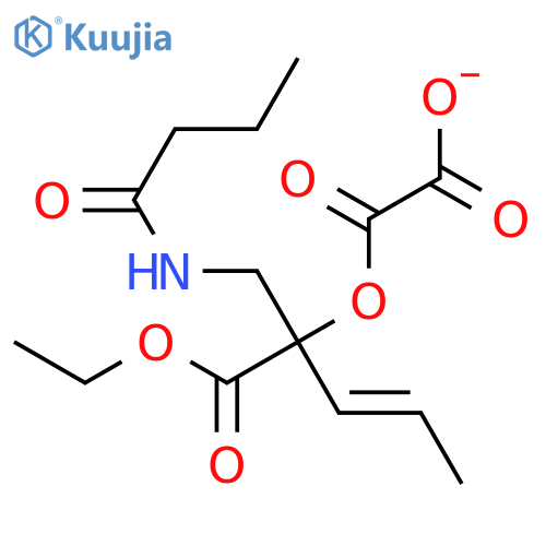 1-1-(Ethoxycarbonyl)-2-(1-oxobutyl)amino-1-propen-1-yl Ethanedioic Acid 2-Ethyl Ester structure
