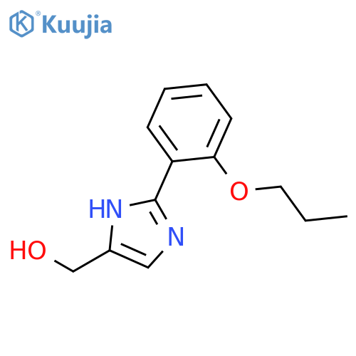 1H-Imidazole-4-methanol, 2-(2-propoxyphenyl)- structure