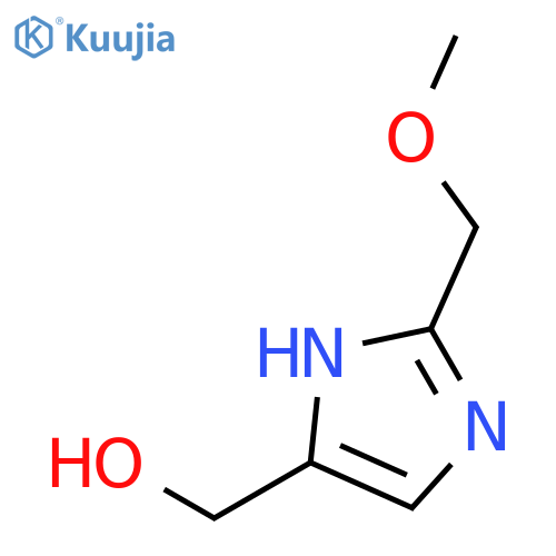 2-(methoxymethyl)-1H-imidazol-4-ylmethanol structure
