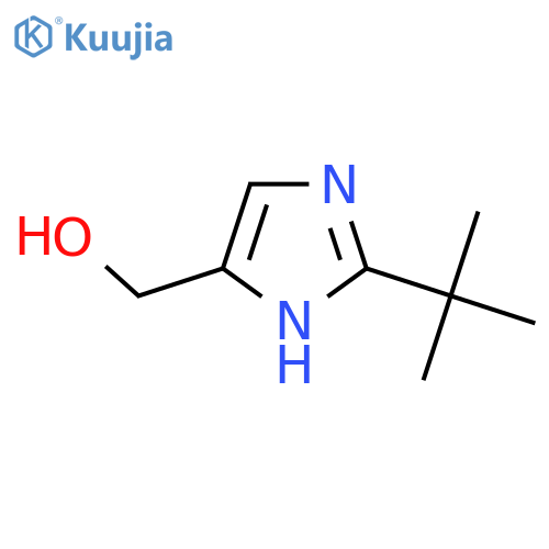 (2-tert-butyl-1H-imidazol-4-yl)methanol structure