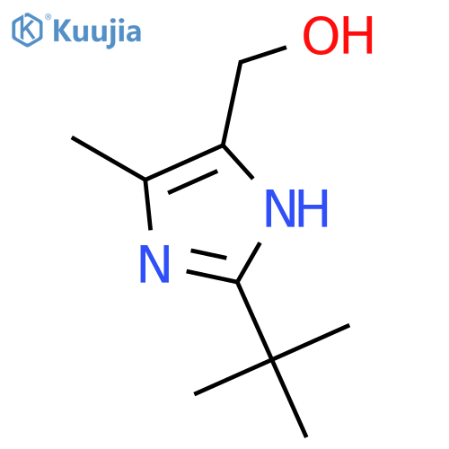 1H-IMIDAZOLE-4-METHANOL, 2-(1,1-DIMETHYLETHYL)-5-METHYL- structure