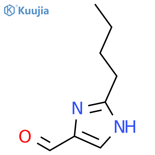 2-butyl-1H-imidazole-5-carbaldehyde structure