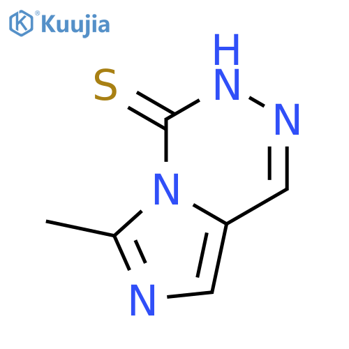IMIDAZO[1,5-D][1,2,4]TRIAZINE-4(3H)-THIONE, 6-METHYL- structure