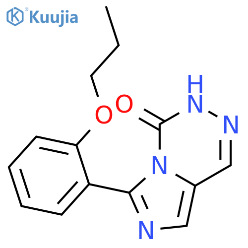 IMIDAZO[1,5-D][1,2,4]TRIAZIN-4(3H)-ONE, 6-(2-PROPOXYPHENYL)- structure