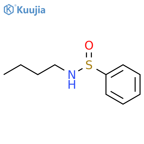 Benzenesulfinamide, N-butyl- structure