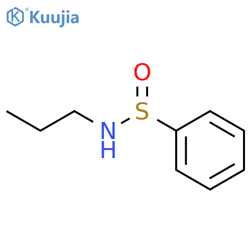 Benzenesulfinamide, N-propyl- structure
