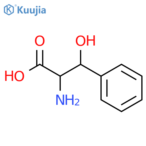 beta-hydroxy-D-phenylalanine structure