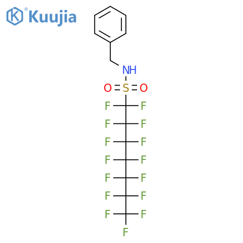 1-Heptanesulfonamide,1,1,2,2,3,3,4,4,5,5,6,6,7,7,7-pentadecafluoro-N-(phenylmethyl)- structure