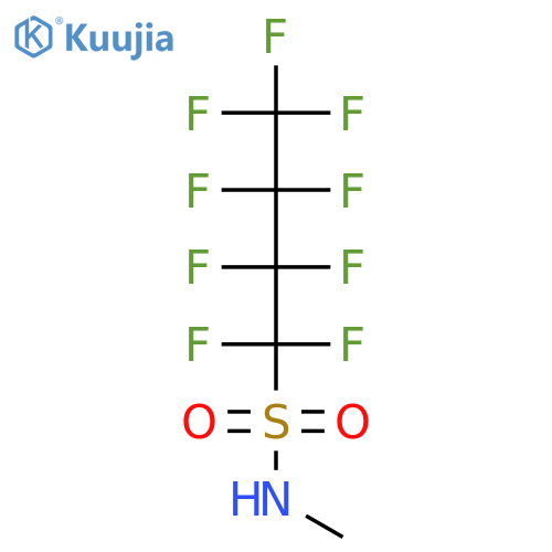 1,1,2,2,3,3,4,4,4-Nonafluoro-N-methyl-1-butanesulfonamide structure
