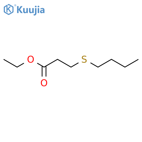 ethyl 3-(butylsulfanyl)propanoate structure