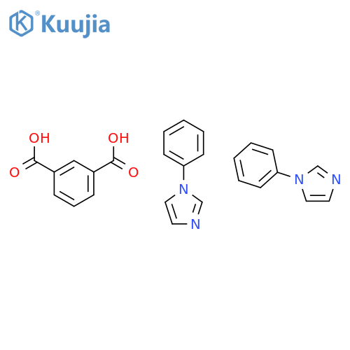 isophthalic acid, compound with 1-phenyl-1H-imidazole (1:2) structure