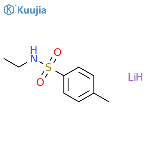 lithium N-ethyl-p-toluenesulphonamidate structure