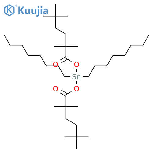 Dioctyldineodecanoatetin structure