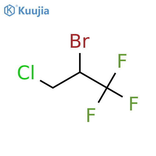 2-Bromo-3-chloro-1,1,1-trifluoropropane structure