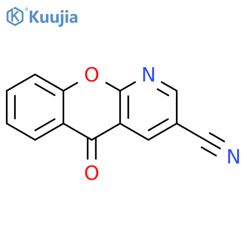 5H-[1]BENZOPYRANO[2,3-B]PYRIDINE-3-CARBONITRILE, 5-OXO- structure