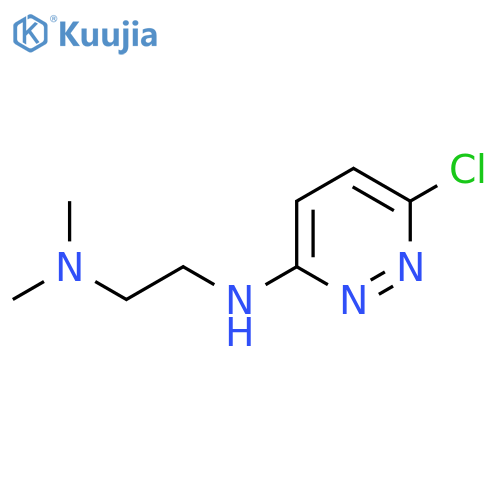 N1-(6-chloropyridazin-3-yl)-N2,N2-dimethylethane-1,2-diamine structure