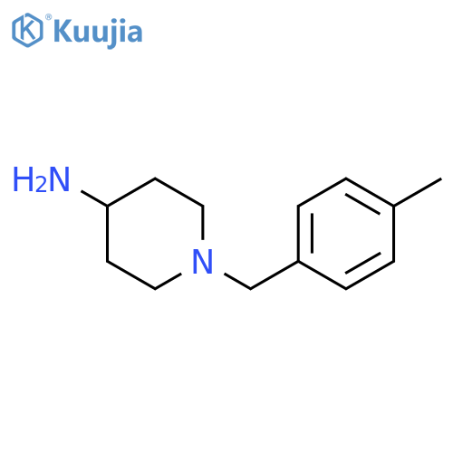 1-[(4-Methylphenyl)methyl]piperidin-4-amine structure