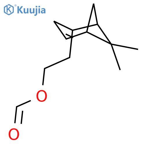 2-(6,6-dimethylbicyclo[3.1.1]hept-2-en-2-yl)ethyl formate structure