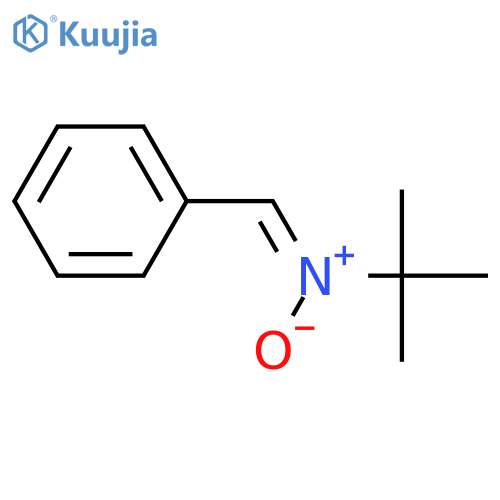 (Z)-benzylidene-oxido-tert-butyl-azanium structure