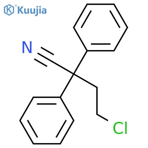 4-Chloro-2,2-diphenylbutanenitrile structure