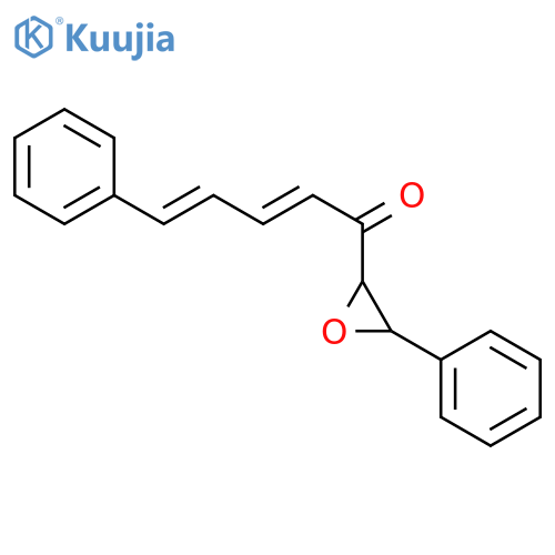 2,4-Pentadien-1-one, 5-phenyl-1-(3-phenyloxiranyl)- structure