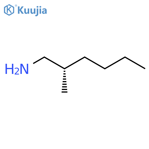 (2S)-2-methylhexan-1-amine structure