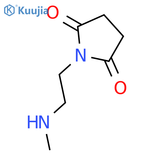 1-[2-(methylamino)ethyl]pyrrolidine-2,5-dione structure