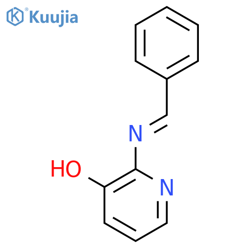 3-Pyridinol, 2-[(phenylmethylene)amino]- structure
