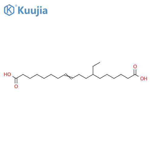 8-Octadecenedioic acid, 12-ethyl- structure