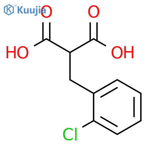 2-(2-chlorophenyl)methylpropanedioic acid structure