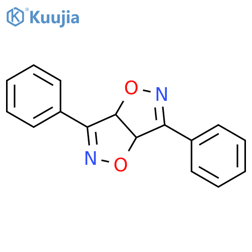 Isoxazolo[5,4-d]isoxazole, 3a,6a-dihydro-3,6-diphenyl- structure