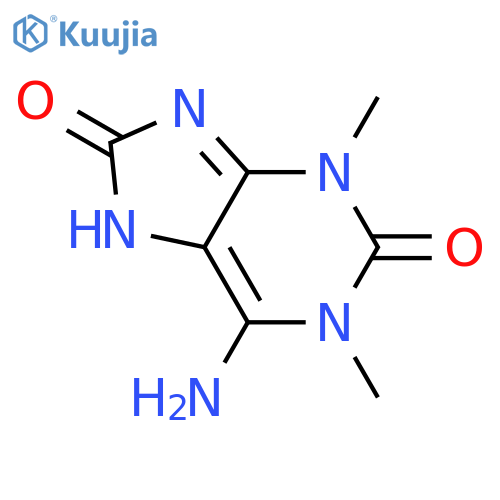 6-Amino-2,8-dihydroxypurine; (1H,3H)-form, 1,3-Di-Me structure