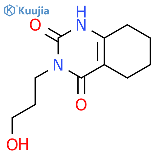 2,4(1H,3H)-QUINAZOLINEDIONE, 5,6,7,8-TETRAHYDRO-3-(3-HYDROXYPROPYL)- structure