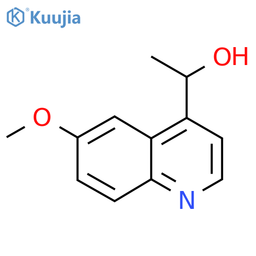 1-(6-Methoxyquinolin-4-yl)ethanol structure