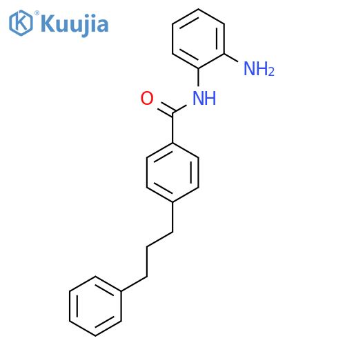 BENZAMIDE, N-(2-AMINOPHENYL)-4-(3-PHENYLPROPYL)- structure